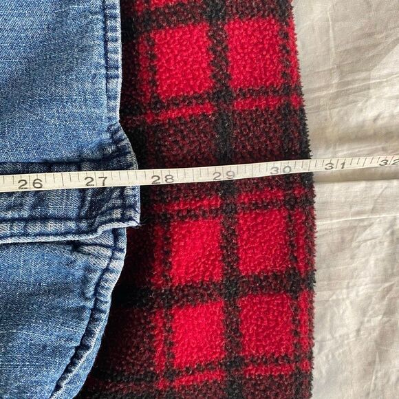 Basic Editions men XL cotton blend button up midweight denim jacket - Picture 10 of 11